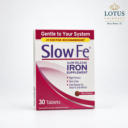 Slow Fe is a slow-release iron supplement formulated to provide 45 mg of elemental iron per tablet, equivalent to approximately 137 mg of ferrous sulfate according to the manufacturer’s current product information. It is intended for iron deficiency and iron deficiency anemia when the need for iron therapy has been determined by a healthcare professional.

Its controlled-release delivery system is designed to release iron gradually, which may help reduce common gastrointestinal side effects associated with 
