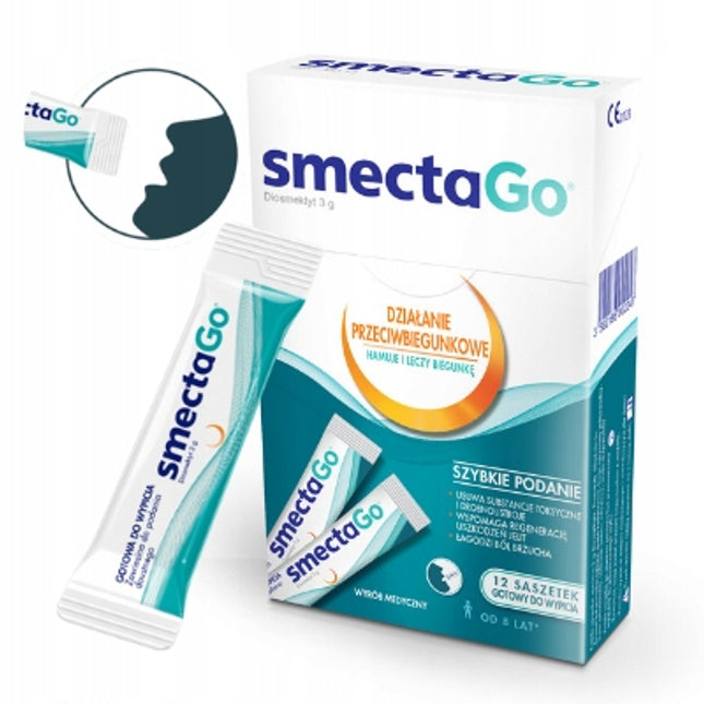 SmectaGo 3 gm  3-8 sachets