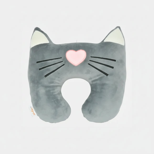 Soft, cozy, and adorable — this cat-shaped travel pillow keeps little travelers comfortable and supported on the go
