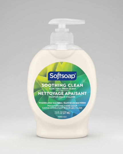 Softsoap® Naturals Moisturizing Liquid Hand Soap –&nbsp; gently cleanses hands while helping maintain the skin's natural moisture. It creates a rich, creamy lather that washes away dirt and bacteria, leaving hands feeling soft, smooth, and lightly scented. The dermatologist-tested formula is suitable for everyday use in the kitchen, bathroom, office, or workplace. It is formulated without parabens and phthalates and uses biodegradable cleaning ingredients.
