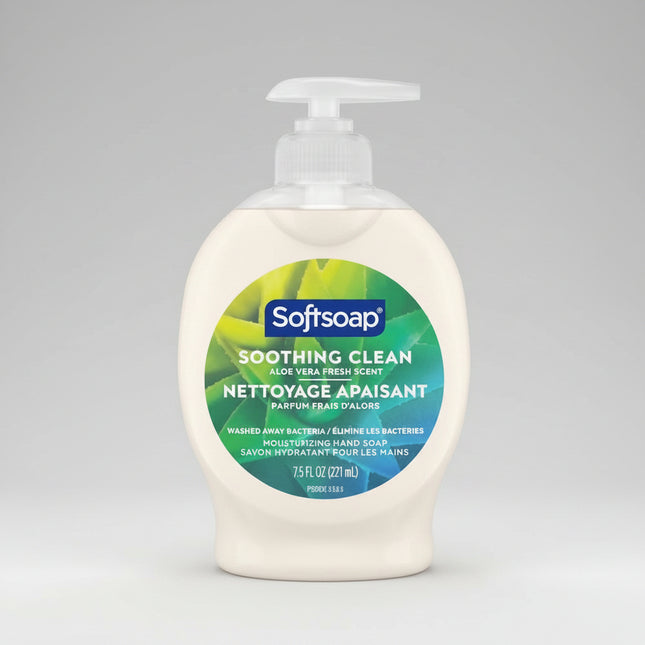 Softsoap® Naturals Moisturizing Liquid Hand Soap –&nbsp; gently cleanses hands while helping maintain the skin's natural moisture. It creates a rich, creamy lather that washes away dirt and bacteria, leaving hands feeling soft, smooth, and lightly scented. The dermatologist-tested formula is suitable for everyday use in the kitchen, bathroom, office, or workplace. It is formulated without parabens and phthalates and uses biodegradable cleaning ingredients.