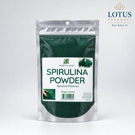 Spirulina is naturally rich in plant-based protein, pigments such as phycocyanin, and a range of micronutrients. This powder is suitable for customers looking to add a concentrated whole-food algae ingredient to a daily wellness routine.