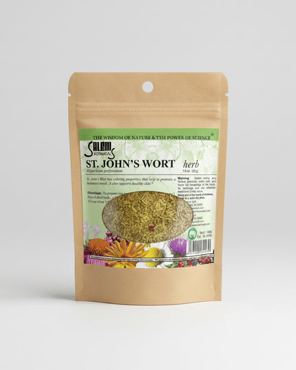 St. John’s Wort is a well-known traditional European herbal remedy used to support emotional balance, nervous system health, and overall wellbeing. It is valued for its calming, mood-lifting, and mild sedative properties, and is also traditionally used to support digestion and promote healthy sleep