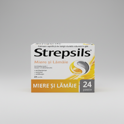 Strepsils® Original Lozenges provide effective relief from the discomfort of sore throats and minor mouth infections. Each lozenge contains two antiseptic ingredients that work together to help fight bacteria commonly associated with throat and mouth infections while soothing irritation and relieving pain.

The pleasant-tasting lozenges dissolve slowly in the mouth, delivering antiseptic action directly where it is needed. Ideal for relieving sore throat symptoms caused by colds, viral infections, and minor