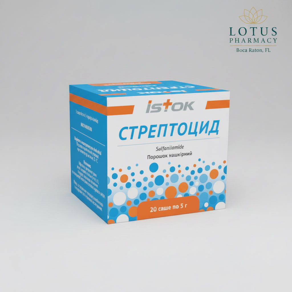 Streptocid Powder – 5 g (1 sachet) – Lotus Pharmacy & Kids Boutique
