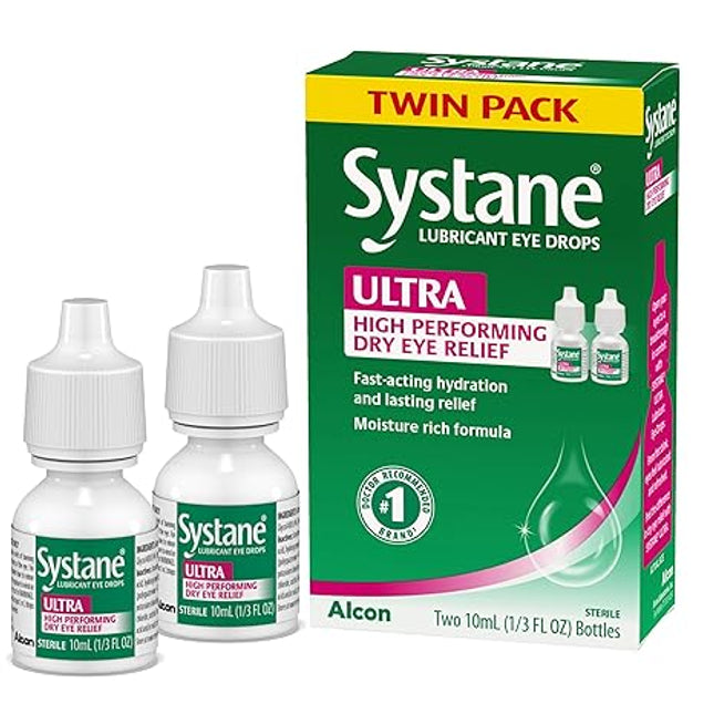 Systane, Systane Ultra, Systane Ultra Eye Drops, Lubricant Eye Drops, Artificial Tears, Dry Eye Relief, Eye Drops, Dry Eyes, Eye Lubricant, Moisturizing Eye Drops, Contact Lens Comfort, Burning Eyes Relief, Eye Irritation Relief, Fast Acting Eye Drops, Long Lasting Hydration, Polyethylene Glycol 400, Propylene Glycol, Alcon, Sterile Eye Drops, Twin Pack Eye Drops, Систейн, Систейн Ультра, Капли Для Глаз, Искусственные Слезы, Сухость Глаз, Увлажняющие Капли Для Глаз, Раздражение Глаз, Смазывающие Капли Для Г
