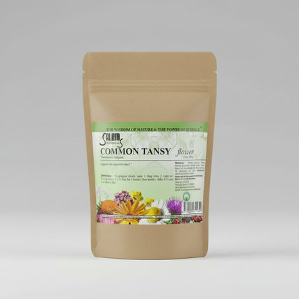 Tansy (Tanacetum vulgare) is a traditional aromatic flowering herb long used in European herbal practices. The dried flowers are typically prepared as an infusion and valued in folk traditions for digestive and cleansing support.