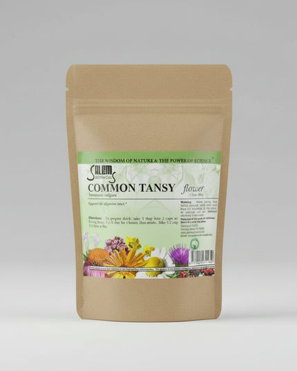 Tansy (Tanacetum vulgare) is a traditional aromatic flowering herb long used in European herbal practices. The dried flowers are typically prepared as an infusion and valued in folk traditions for digestive and cleansing support.