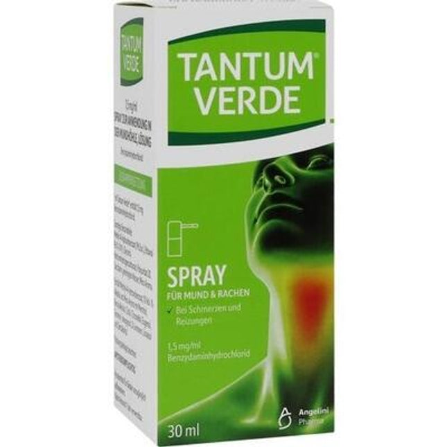Tantum Verde spray packaging on a white background