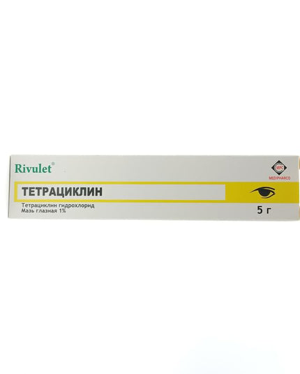 Tetracycline 1% Eye Ointment – 3 - 5 g
