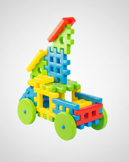 The 25-element construction toy "Join It" is a wonderful educational toy for a child. It allows you to create interesting designs from bright and beautiful details.

Playing with such a constructor develops hand motor skills, intelligence, creativity, imagination and attention of the child. The parts have a streamlined shape without sharp protrusions, which guarantees maximum safety for the child.