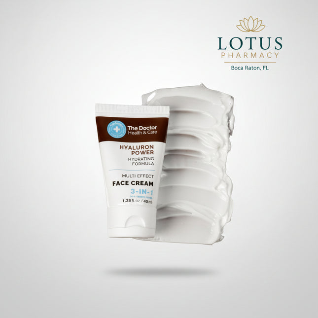 The Doctor Hyaluron Power 3-in-1 Face Cream (Крем для лица The Doctor Hyaluron Power 3-в-1) is a moisturizing facial cream formulated with hyaluronic acid to provide daily hydration and help improve the appearance and feel of dry, moisture-depleted skin.