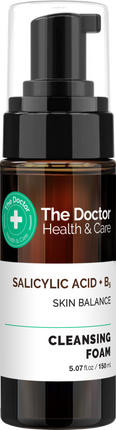 The Doctor Salicylic Acid + B5 Cleansing Foam (Espuma limpiadora The Doctor con ácido salicílico y B5), 150 ml