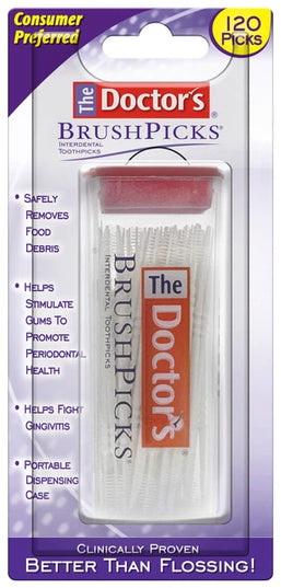 the doctor's brush picks, brushpicks, interdental toothpicks, dental picks, gum health, plaque remover, gingivitis support, oral hygiene, dental cleaning tools, floss alternative, interdental cleaner, portable dental picks, oral care accessories, докторс браш пикс, зубочистки для межзубных промежутков, уход за деснами, удаление налета, средство от гингивита, limpiadores interdentales, palillos dentales, cuidado de las encías, removedor de placa, higiene oral, limpiador interdental