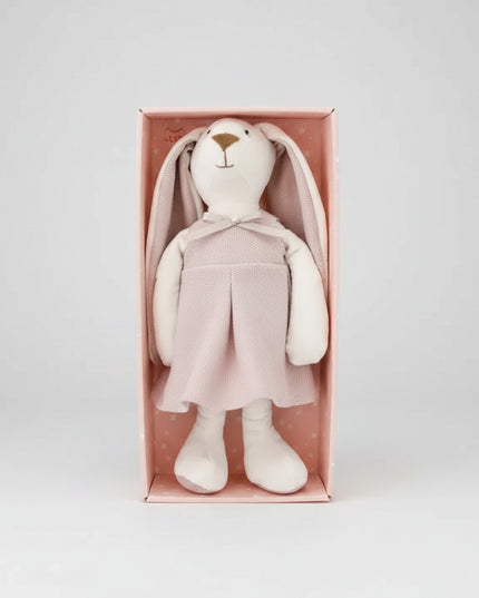 The toy from the Rabbit collection is fabulously cute and will surely conquer the hearts of both children and adults. &nbsp;The toy is very soft and pleasant to touch.