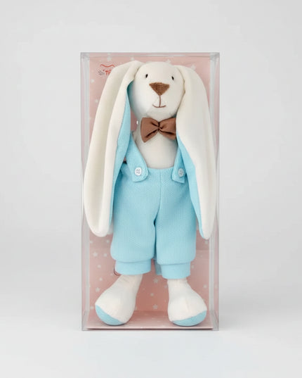 The toy from the Rabbit collection is fabulously cute and will surely conquer the hearts of both children and adults. &nbsp;The toy is very soft and pleasant to touch.