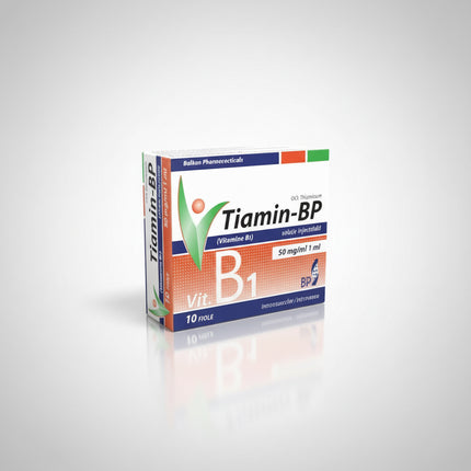 Thiamine Chloride 5% is a vitamin B1 injectable solution used to support the nervous system, improve metabolic processes, and replenish thiamine deficiency. It is commonly used in cases of neuropathy, neuritis, beriberi, alcohol-related deficiency, and general metabolic support. Suitable for intramuscular administration by a licensed medical professional.
