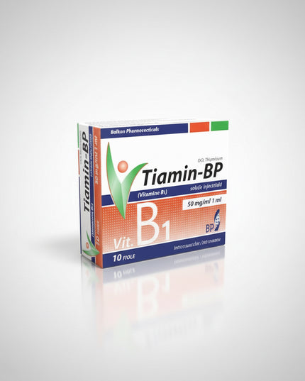 Thiamine Chloride 5% is a vitamin B1 injectable solution used to support the nervous system, improve metabolic processes, and replenish thiamine deficiency. It is commonly used in cases of neuropathy, neuritis, beriberi, alcohol-related deficiency, and general metabolic support. Suitable for intramuscular administration by a licensed medical professional.
