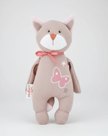 This adorable fox plush from the “Star” baby collection is crafted with ultra-soft, baby-safe fabric and gentle embroidered features, making it perfect for newborns. Lightweight, soothing, and easy to hold, it brings comfort during naps, bedtime routines, stroller walks, and playtime cuddles.