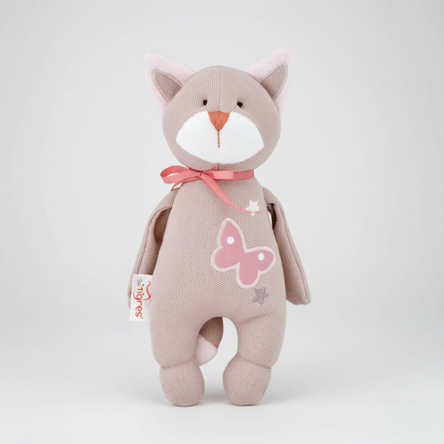 This adorable fox plush from the “Star” baby collection is crafted with ultra-soft, baby-safe fabric and gentle embroidered features, making it perfect for newborns. Lightweight, soothing, and easy to hold, it brings comfort during naps, bedtime routines, stroller walks, and playtime cuddles.