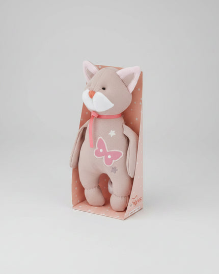 This adorable fox plush from the “Star” baby collection is crafted with ultra-soft, baby-safe fabric and gentle embroidered features, making it perfect for newborns. Lightweight, soothing, and easy to hold, it brings comfort during naps, bedtime routines, stroller walks, and playtime cuddles.