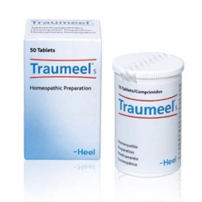 Traumeel homeopathic preparation packaging on a white background