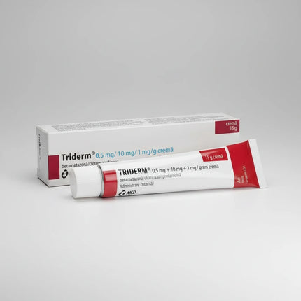 triderm, triderm cream, betamethasone dipropionate, clotrimazole, gentamicin, triple action cream, antifungal cream, antibacterial cream, dermatitis treatment, eczema cream, athlete's foot, ringworm treatment, jock itch, skin infection, topical corticosteroid, european pharmacy, тридерм, тридерм крем, бетаметазон, клотримазол, гентамицин, дерматит, экзема, грибок кожи, кожная инфекция, противогрибковый крем, triderm, crema triderm, betametasona, clotrimazol, gentamicina, crema antifúngica, crema antibacteri