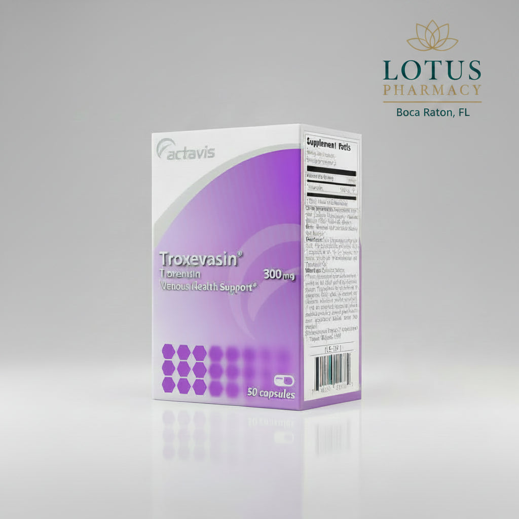 Troxevazin 300 mg Capsules – 50 ct – Lotus Pharmacy & Kids Boutique