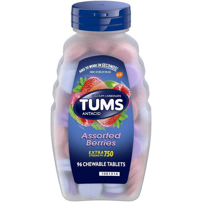 Tums, Tums Extra Strength 750, Calcium Carbonate, Antacid, Heartburn Relief, Acid Indigestion Relief, Sour Stomach Relief, Upset Stomach Relief, Digestive Health, Fast Acting Antacid, Chewable Tablets, Assorted Berries, Calcium Supplement, Acid Neutralizer, Stomach Comfort, Travel Essentials, Family Wellness, Tums 96 Tablets, Extra Strength Antacid, Heartburn Medicine, Тумс, Кальция Карбонат, Антацид, Изжога, Кислотное Несварение, Повышенная Кислотность, Расстройство Желудка, Здоровье Пищеварения, Жевательн