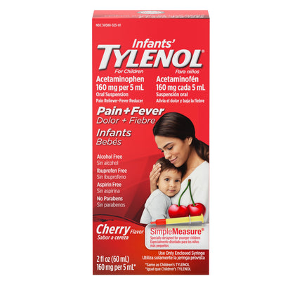 Tylenol Children's Oral Suspension Cherry Flavor 160 mg/5 mL – 60 mL