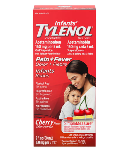 Tylenol Children's Oral Suspension Cherry Flavor 160 mg/5 mL – 60 mL