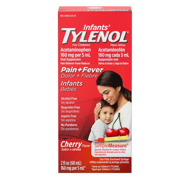 Tylenol Children's Oral Suspension Cherry Flavor 160 mg/5 mL – 60 mL