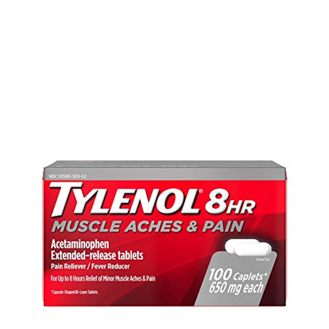 Tylenol, Tylenol 8 Hour, Tylenol Muscle Aches And Pain, Acetaminophen 650 mg, Extended Release Acetaminophen, Pain Reliever, Fever Reducer, Muscle Pain Relief, Back Pain Relief, Arthritis Pain Relief, Headache Relief, Toothache Relief, Menstrual Cramp Relief, Cold And Flu Relief, Long Lasting Pain Relief, 8 Hour Pain Relief, Acetaminophen Caplets, Family Wellness, First Aid, Тайленол, Ацетаминофен, Тайленол 650 мг, Боль В Мышцах, Боль В Спине, Артрит, Обезболивающее, Жаропонижающее, Простуда, Грипп, Acetami