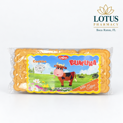 Ukrainian Milk & Coffee Cookies – Laska Bumuka – 375 g