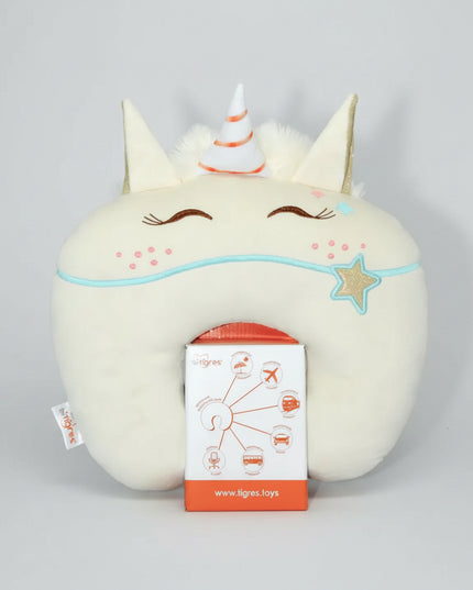 Unicorn "Lilu", kid's travel pillow by Tigres