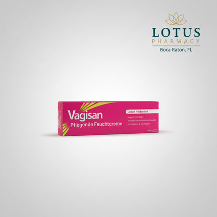 Vagisan® Moisturizing Cream (Vagisan pflegende FeuchtCreme) is a hormone-free intimate moisturizing creamdesigned to relieve symptoms associated with vaginal and vulvar dryness, including dryness, burning, itching, and discomfort.
