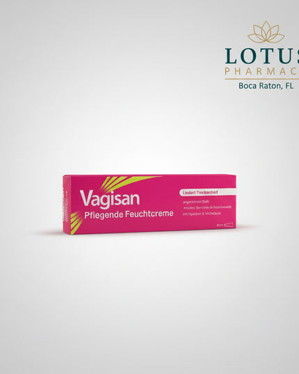 Vagisan® Moisturizing Cream (Vagisan pflegende FeuchtCreme) is a hormone-free intimate moisturizing creamdesigned to relieve symptoms associated with vaginal and vulvar dryness, including dryness, burning, itching, and discomfort.