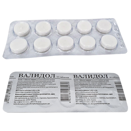 Validol® – 10 Comprimidos
