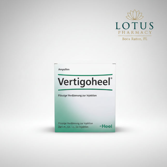 Vertigoheel® is a&nbsp;homeopathic medicinal product used as supportive therapy for dizziness, vertigo, and balance disorders. It is commonly prescribed in Europe to help manage symptoms associated with vestibular disturbances and motion-related discomfort.