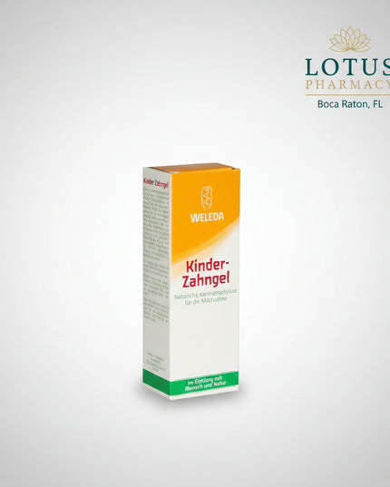 WELEDA Toothpaste Gel for Children is a gentle dental gel specially formulated for baby teeth. Developed with mild cleansing ingredients and soothing herbal extracts, it helps protect developing teeth while supporting healthy gums.