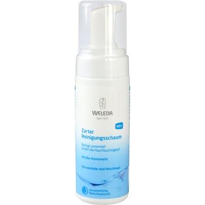 Weleda® Gentle Cleansing Foam is a certified natural facial cleanser that gently yet thoroughly removes makeup, excess oil, dirt, and daily impurities without drying the skin. Formulated with organic witch hazel water and marshmallow root extract, the lightweight foam helps maintain the skin's natural moisture balance while leaving the complexion feeling clean, refreshed, and soft. It is ideal for normal and combination skin and prepares the skin for the next steps of your skincare routine. The formula is v