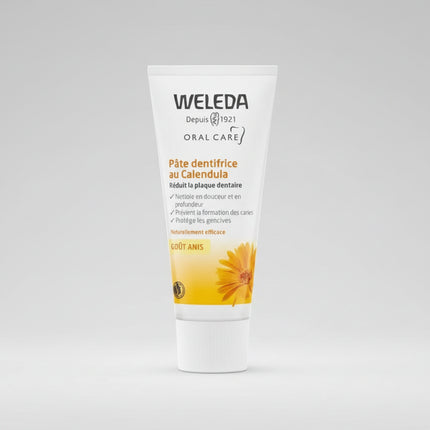 Weleda Toothpaste 75 ml is a fresh, plant-based toothpaste formulated to help reduce dental plaque and support gum health. Certified organic and NaTrue certified, it is made with natural plant extracts and is free from peppermint.