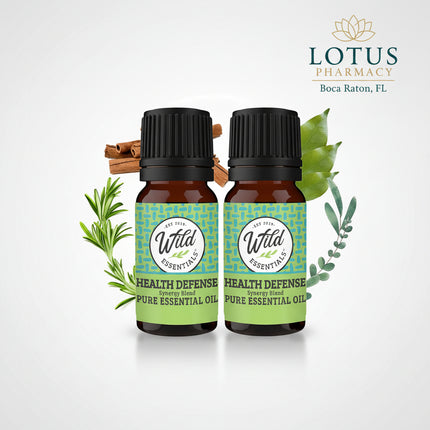 Wild Essentials Health Defense is a 100% pure essential oil synergy blend inspired by the traditional “Four Thieves” aromatic formula. This premium therapeutic-grade blend is designed for use in aromatherapy, diffusers, inhalation, and home wellness routines to help promote a refreshing atmosphere and support overall well-being.