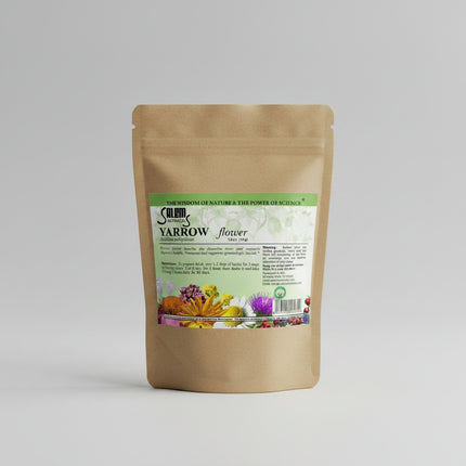 Yarrow (Achillea millefolium) flowers are a classic botanical used in traditional European herbal practice. Prepared as an infusion, they are valued for digestive comfort, circulatory support, and general wellness.
