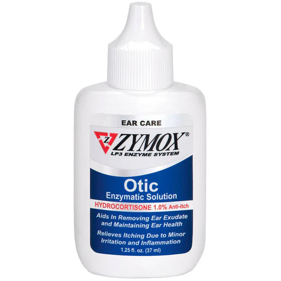 Zymox Otic Enzymatic Solution bottle on a white background