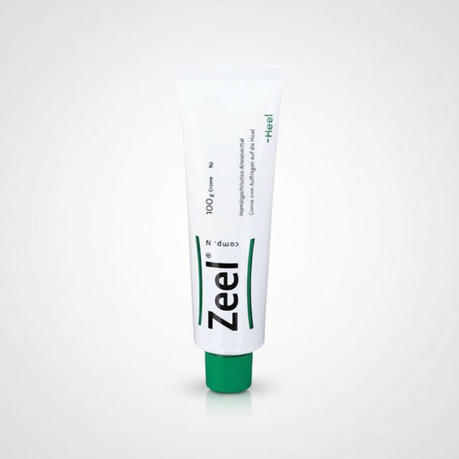 Zeel comp. N Cream is a homeopathic combination topical preparation traditionally used to support musculoskeletal comfort and joint mobility. It contains multiple homeopathic active ingredients selected for use in conditions involving joint stiffness, muscle tension, mild osteoarthritic discomfort, and transient inflammatory symptoms. The cream is applied directly to affected areas to help relieve local discomfort and support soft tissue ease.