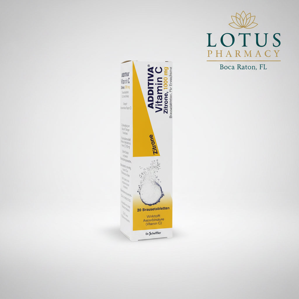 ADDITIVA® Vitamin C 1 g – 20 Effervescent Tablets – Lotus Pharmacy ...