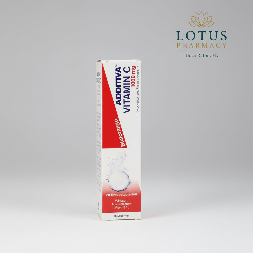 ADDITIVA® Vitamin C 1 g – 20 Effervescent Tablets – Lotus Pharmacy ...