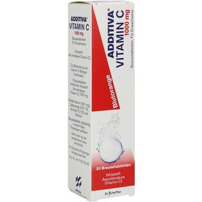Additiva Vitamin C supplement box on a white background