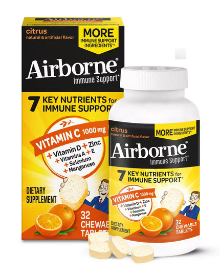 airborne original blast, airborne chewable tablets, airborne citrus, airborne very berry, vitamin c 1000 mg, immune support, immune health, echinacea supplement, ginger supplement, zinc supplement, selenium supplement, antioxidant support, chewable vitamin c, daily immune support, dietary supplement, эрборн, жевательные таблетки airborne, витамин с 1000 мг, поддержка иммунитета, эхинацея, имбирь, цинк, селен, антиоксиданты, иммунное здоровье, жевательный витамин с, пищевая добавка, ежедневная поддержка имму